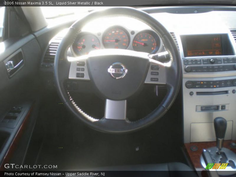 Liquid Silver Metallic / Black 2006 Nissan Maxima 3.5 SL