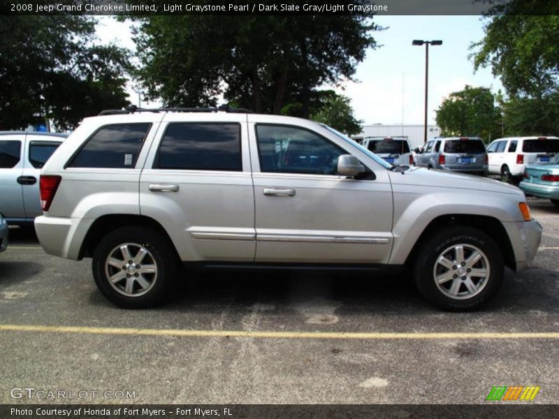 Light Graystone Pearl / Dark Slate Gray/Light Graystone 2008 Jeep Grand Cherokee Limited