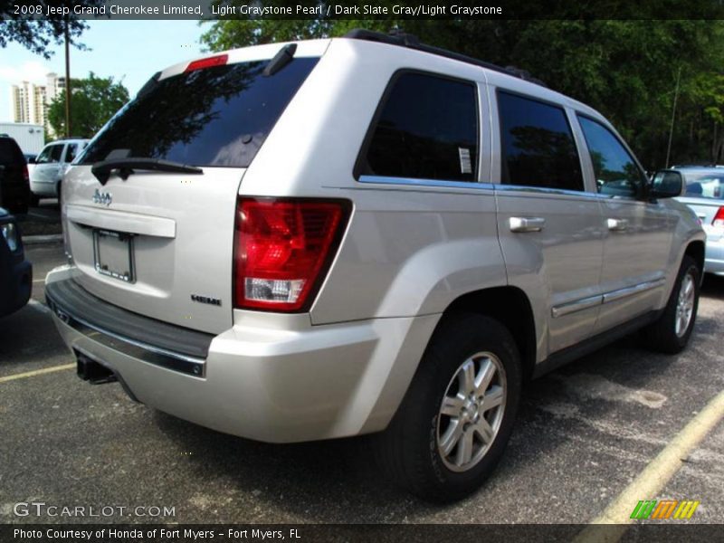 Light Graystone Pearl / Dark Slate Gray/Light Graystone 2008 Jeep Grand Cherokee Limited