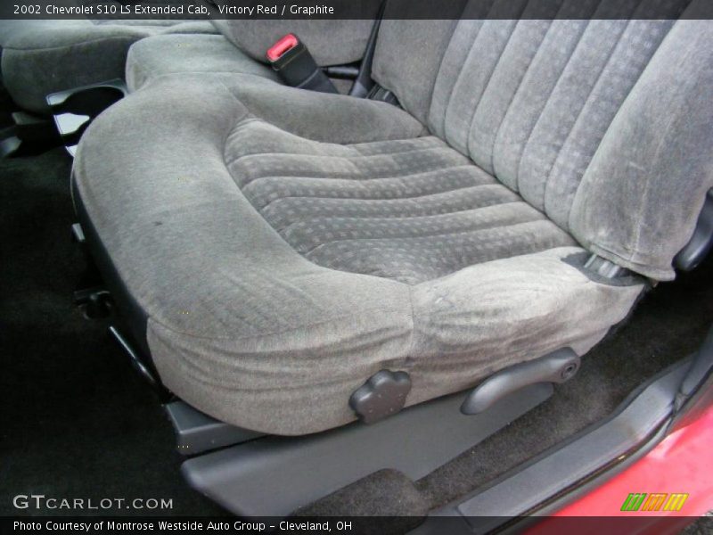 Victory Red / Graphite 2002 Chevrolet S10 LS Extended Cab