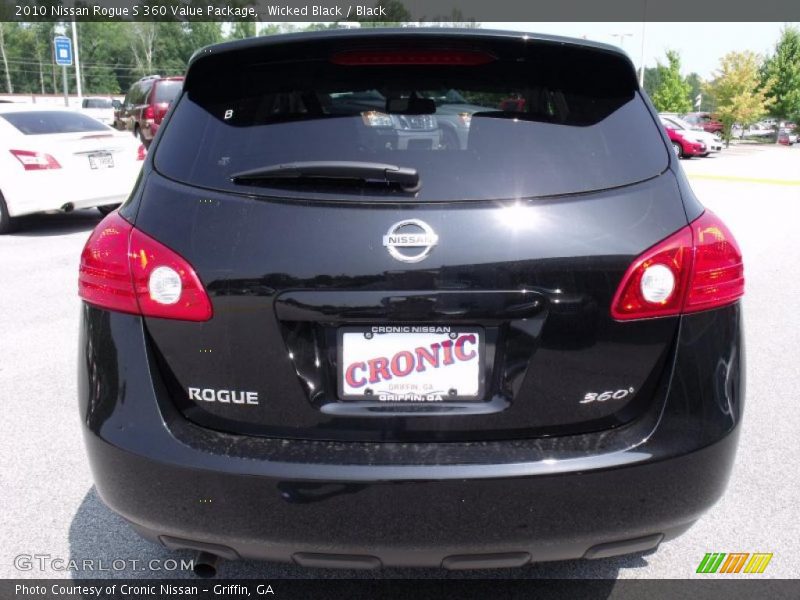 Wicked Black / Black 2010 Nissan Rogue S 360 Value Package