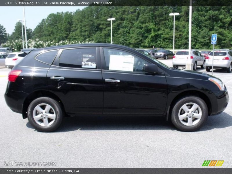 Wicked Black / Black 2010 Nissan Rogue S 360 Value Package