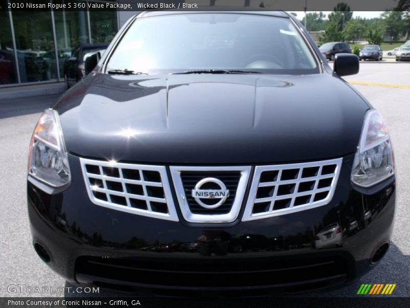Wicked Black / Black 2010 Nissan Rogue S 360 Value Package