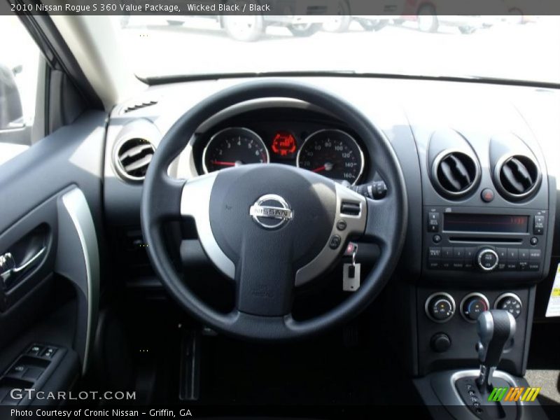 Wicked Black / Black 2010 Nissan Rogue S 360 Value Package