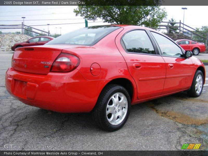 Flame Red / Dark Slate Gray 2005 Dodge Neon SXT