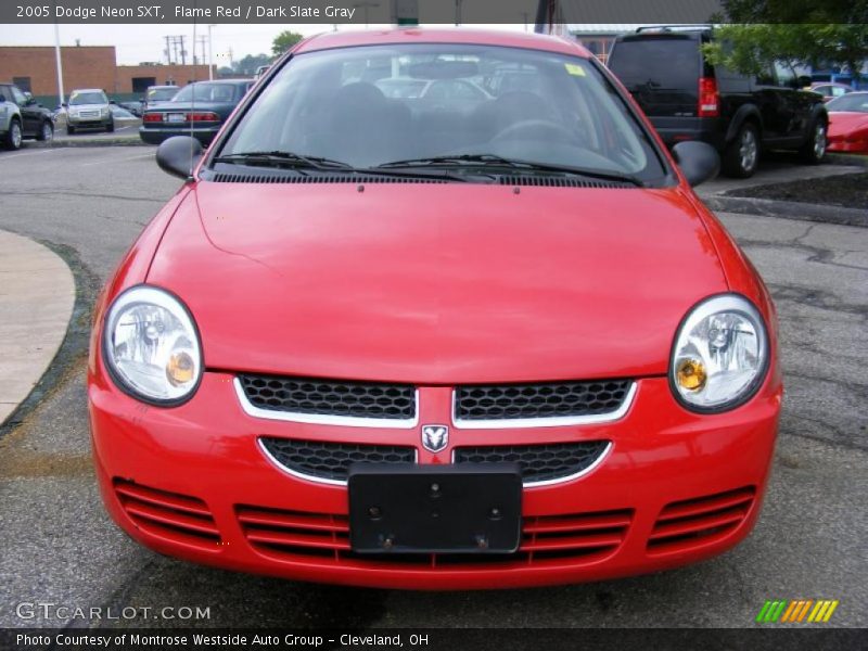 Flame Red / Dark Slate Gray 2005 Dodge Neon SXT