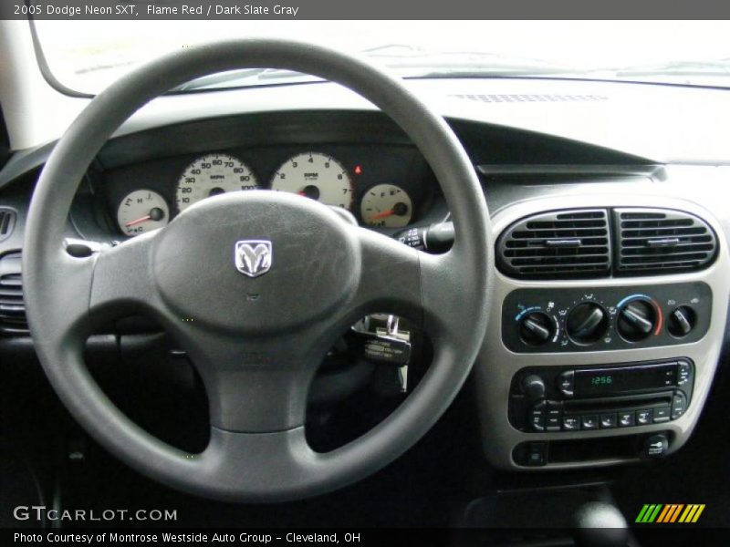 Flame Red / Dark Slate Gray 2005 Dodge Neon SXT