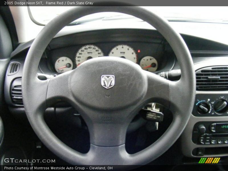 Flame Red / Dark Slate Gray 2005 Dodge Neon SXT