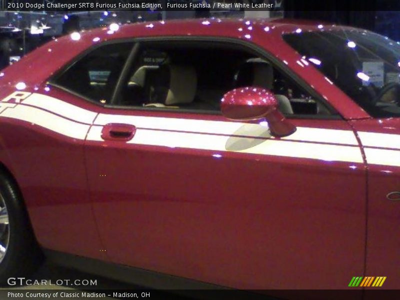 Furious Fuchsia / Pearl White Leather 2010 Dodge Challenger SRT8 Furious Fuchsia Edition