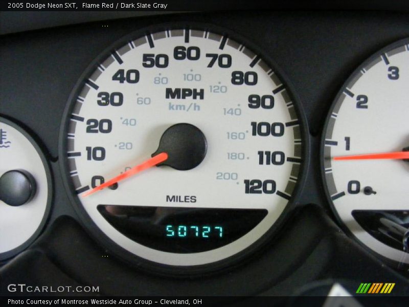 Flame Red / Dark Slate Gray 2005 Dodge Neon SXT