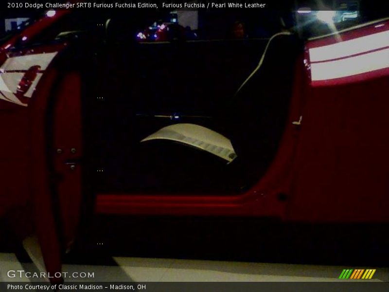 Furious Fuchsia / Pearl White Leather 2010 Dodge Challenger SRT8 Furious Fuchsia Edition