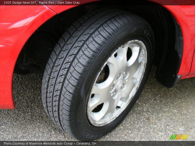 Flame Red / Dark Slate Gray 2005 Dodge Neon SXT