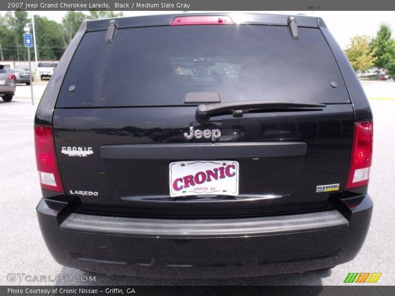 Black / Medium Slate Gray 2007 Jeep Grand Cherokee Laredo