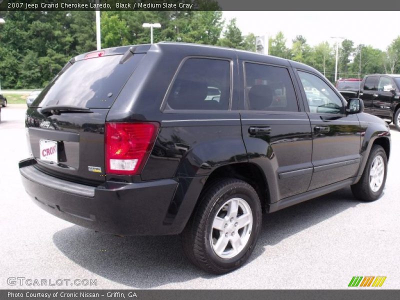Black / Medium Slate Gray 2007 Jeep Grand Cherokee Laredo