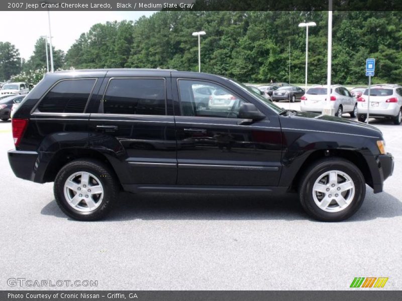 Black / Medium Slate Gray 2007 Jeep Grand Cherokee Laredo