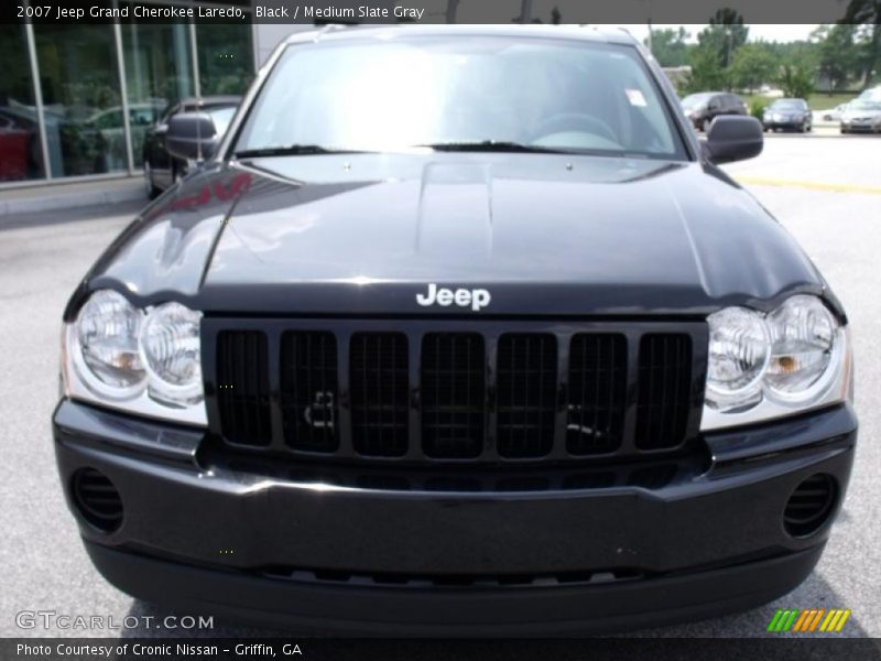 Black / Medium Slate Gray 2007 Jeep Grand Cherokee Laredo