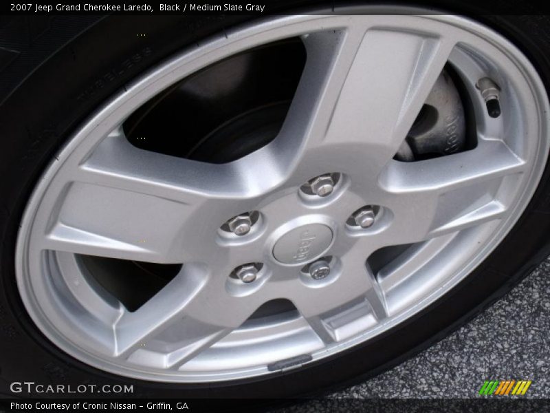 Black / Medium Slate Gray 2007 Jeep Grand Cherokee Laredo