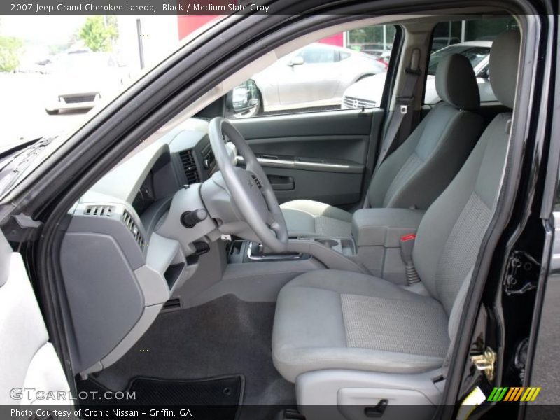 Black / Medium Slate Gray 2007 Jeep Grand Cherokee Laredo