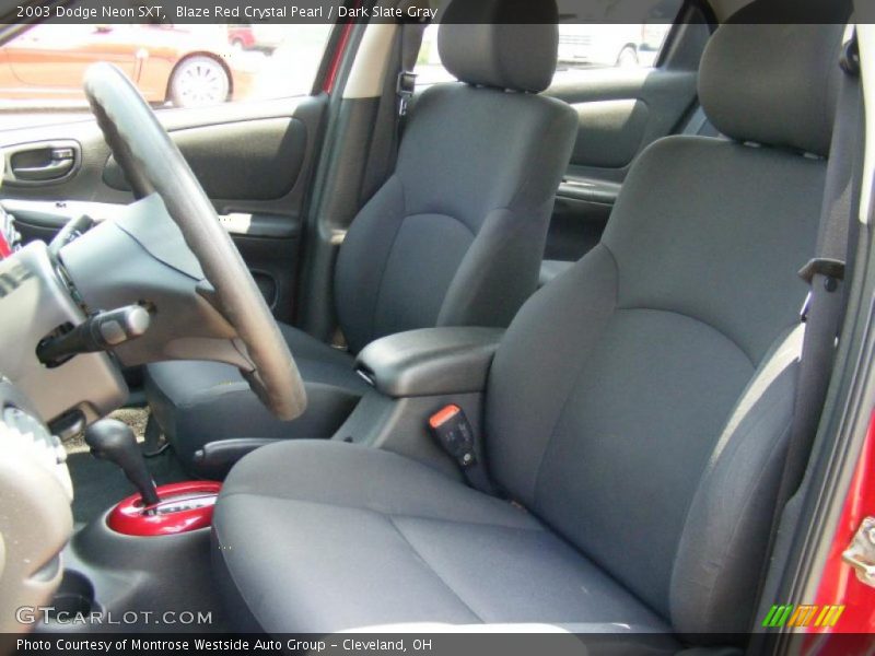 Blaze Red Crystal Pearl / Dark Slate Gray 2003 Dodge Neon SXT