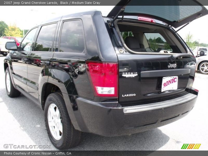 Black / Medium Slate Gray 2007 Jeep Grand Cherokee Laredo