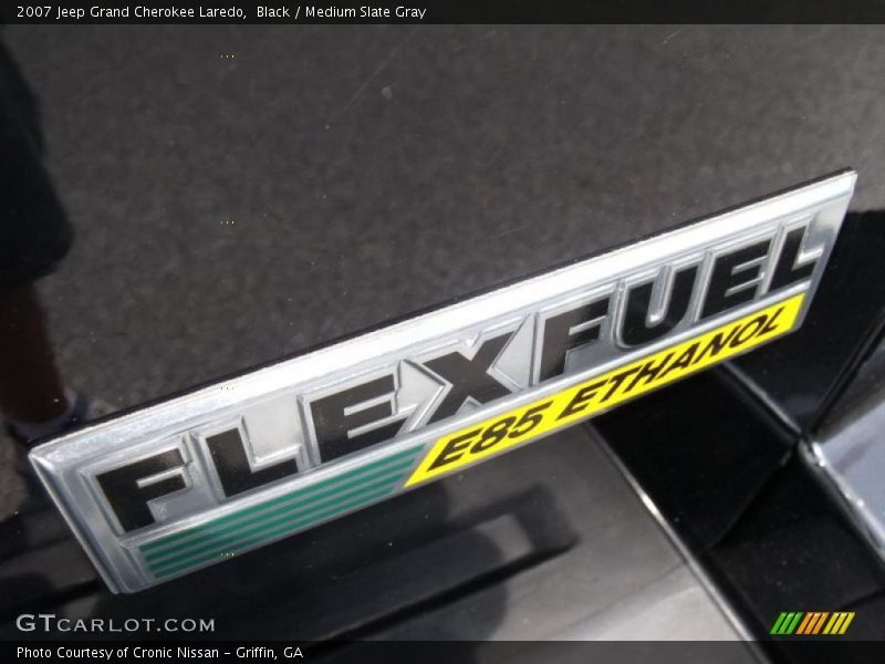 Black / Medium Slate Gray 2007 Jeep Grand Cherokee Laredo