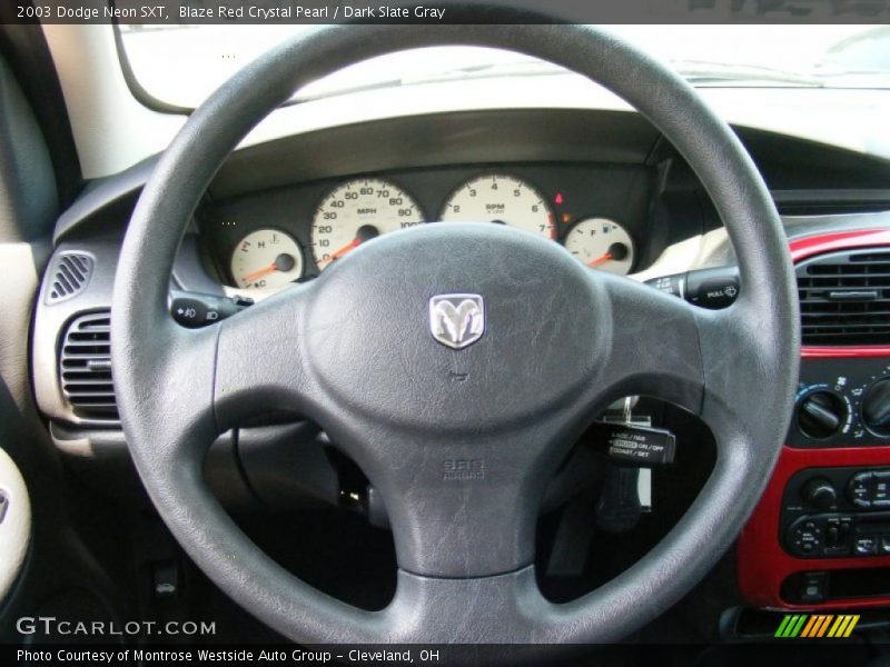 Blaze Red Crystal Pearl / Dark Slate Gray 2003 Dodge Neon SXT
