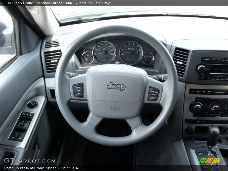 Black / Medium Slate Gray 2007 Jeep Grand Cherokee Laredo