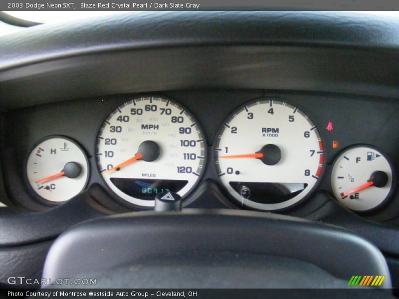 Blaze Red Crystal Pearl / Dark Slate Gray 2003 Dodge Neon SXT