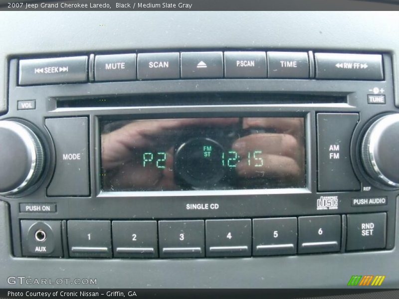 Black / Medium Slate Gray 2007 Jeep Grand Cherokee Laredo