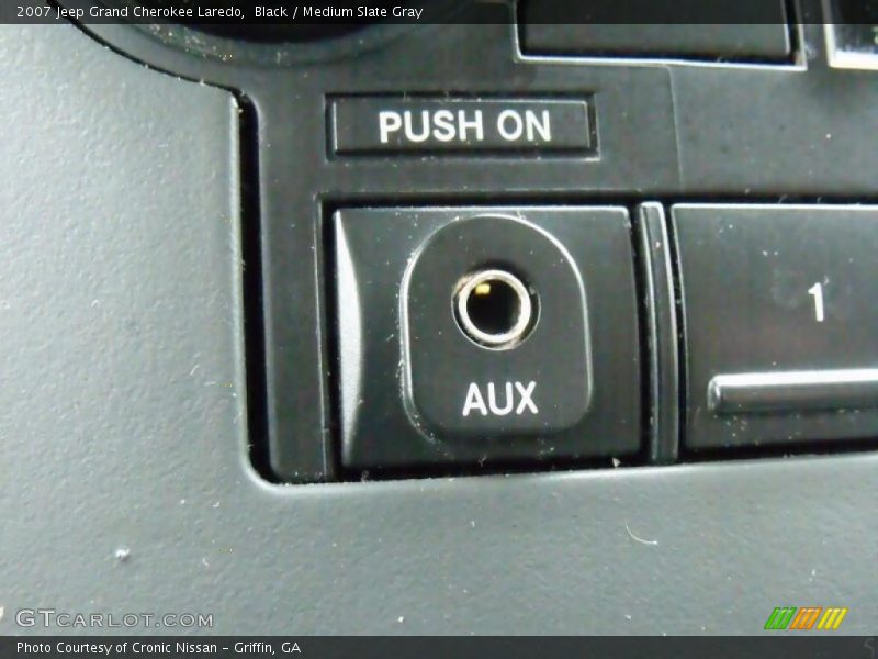 Black / Medium Slate Gray 2007 Jeep Grand Cherokee Laredo