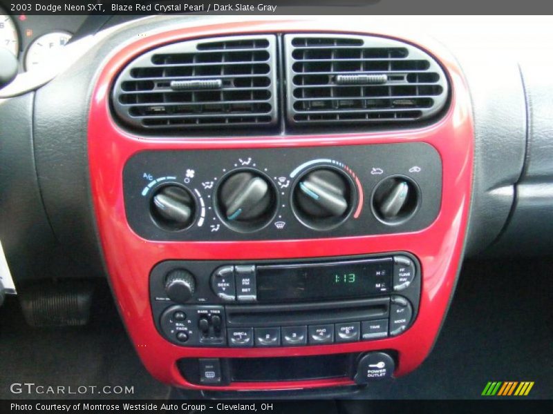 Blaze Red Crystal Pearl / Dark Slate Gray 2003 Dodge Neon SXT