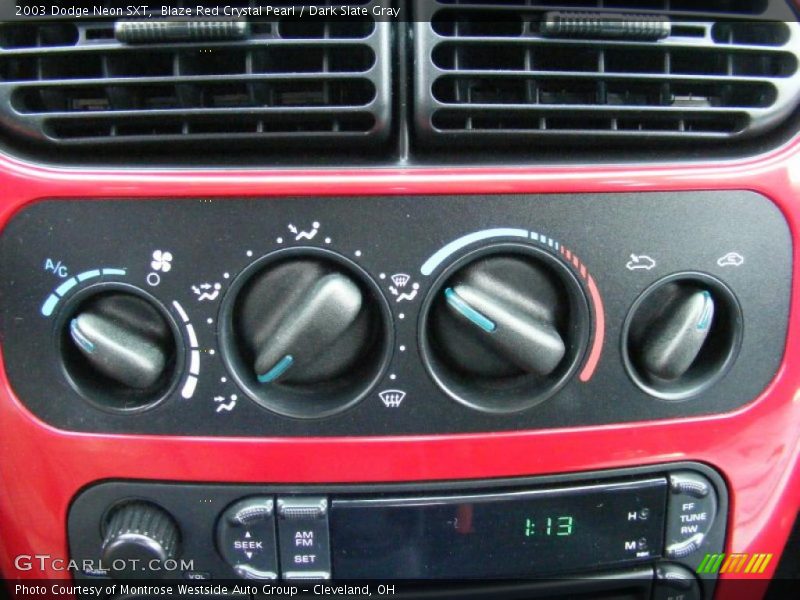 Blaze Red Crystal Pearl / Dark Slate Gray 2003 Dodge Neon SXT
