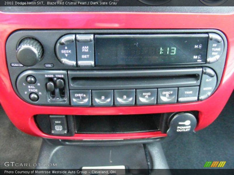 Blaze Red Crystal Pearl / Dark Slate Gray 2003 Dodge Neon SXT