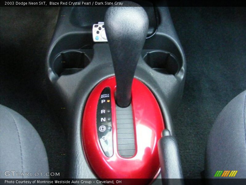 Blaze Red Crystal Pearl / Dark Slate Gray 2003 Dodge Neon SXT
