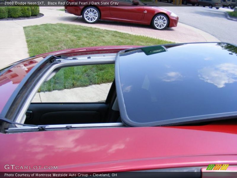 Blaze Red Crystal Pearl / Dark Slate Gray 2003 Dodge Neon SXT