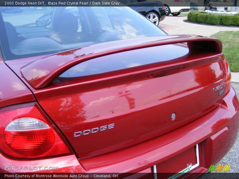 Blaze Red Crystal Pearl / Dark Slate Gray 2003 Dodge Neon SXT