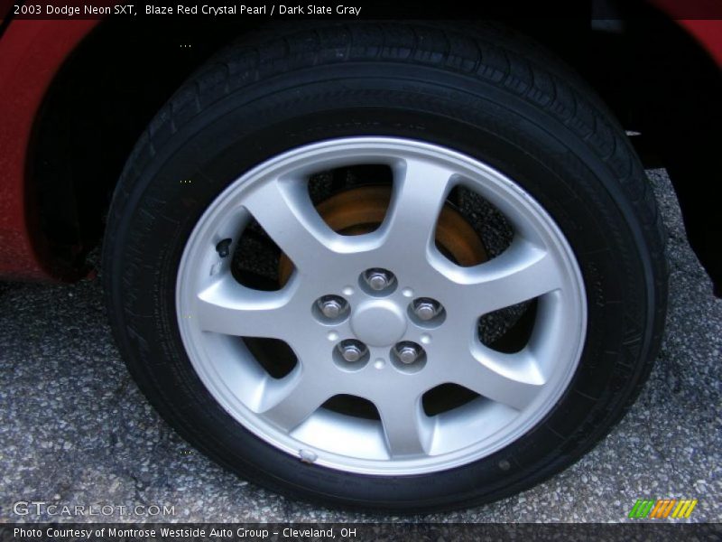Blaze Red Crystal Pearl / Dark Slate Gray 2003 Dodge Neon SXT
