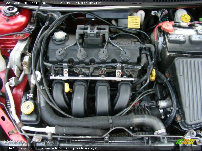 Blaze Red Crystal Pearl / Dark Slate Gray 2003 Dodge Neon SXT