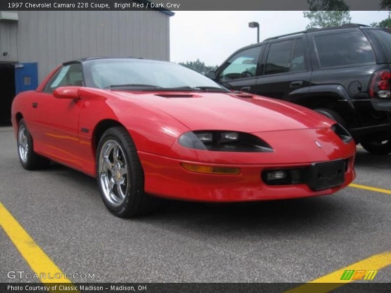Bright Red / Dark Grey 1997 Chevrolet Camaro Z28 Coupe