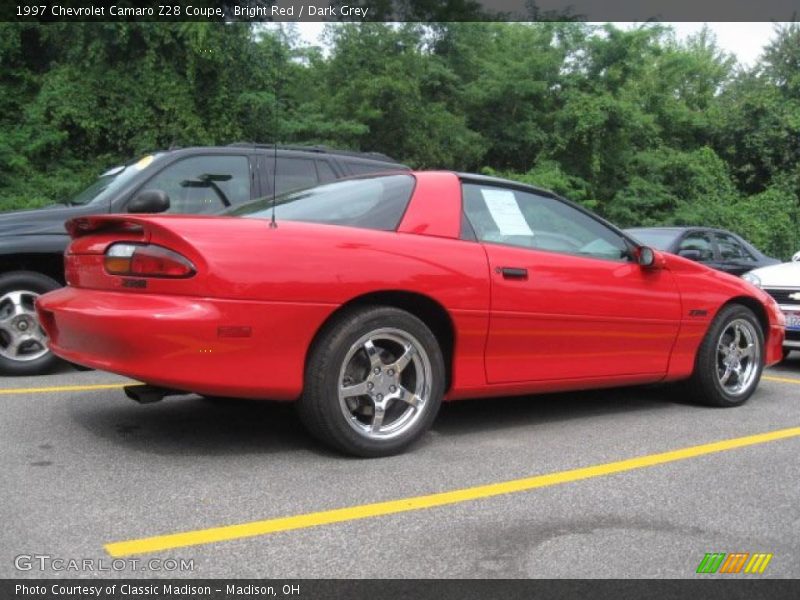 Bright Red / Dark Grey 1997 Chevrolet Camaro Z28 Coupe