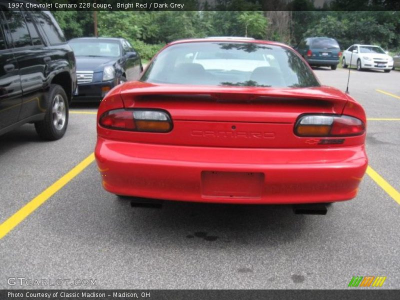 Bright Red / Dark Grey 1997 Chevrolet Camaro Z28 Coupe
