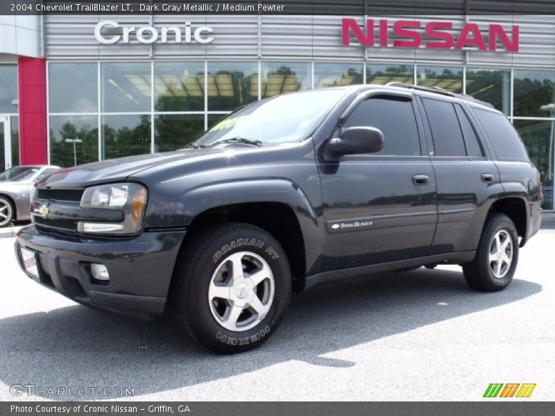 Dark Gray Metallic / Medium Pewter 2004 Chevrolet TrailBlazer LT
