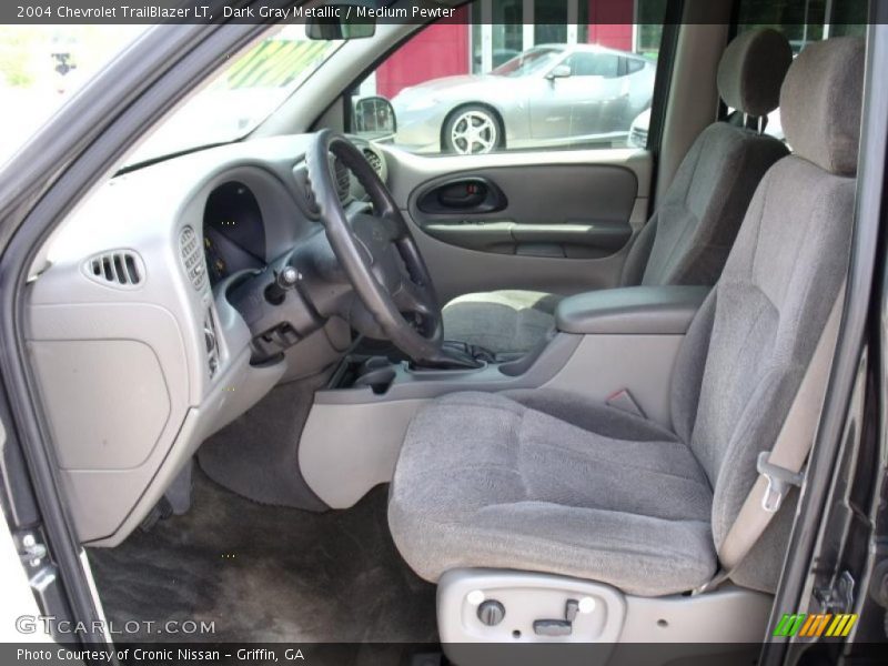Dark Gray Metallic / Medium Pewter 2004 Chevrolet TrailBlazer LT