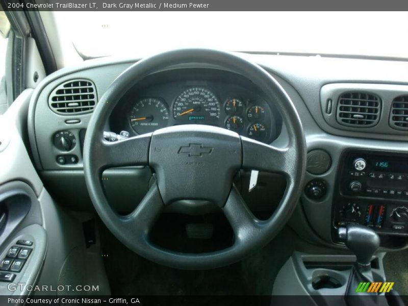 Dark Gray Metallic / Medium Pewter 2004 Chevrolet TrailBlazer LT