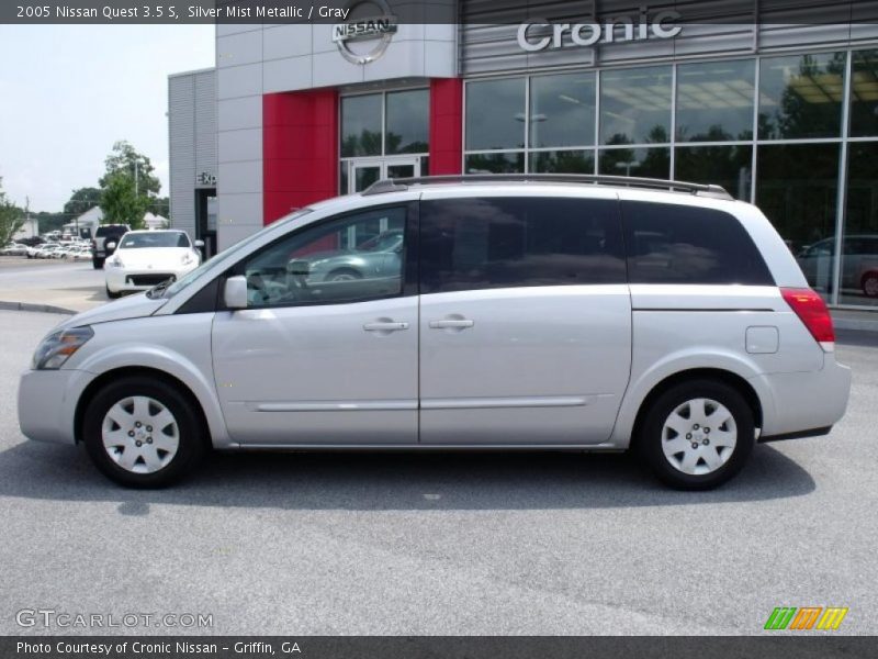 Silver Mist Metallic / Gray 2005 Nissan Quest 3.5 S