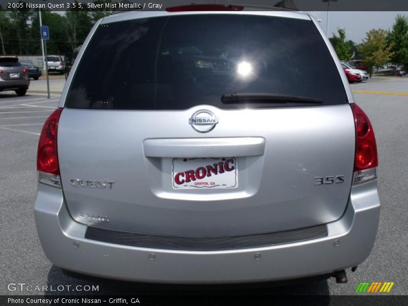 Silver Mist Metallic / Gray 2005 Nissan Quest 3.5 S