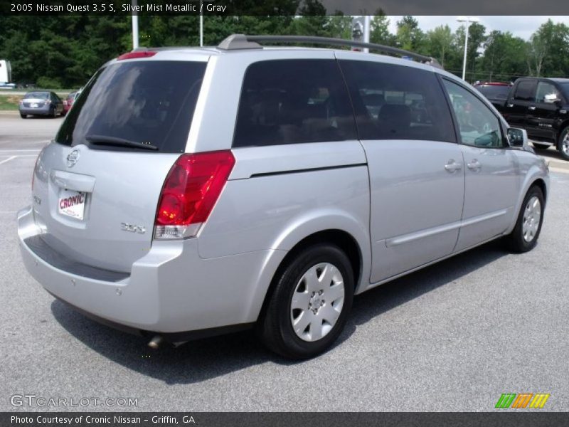 Silver Mist Metallic / Gray 2005 Nissan Quest 3.5 S
