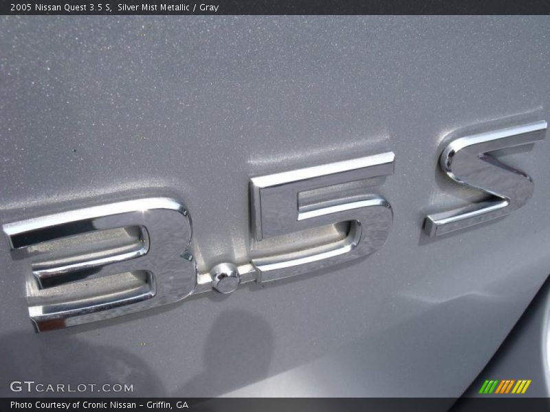 Silver Mist Metallic / Gray 2005 Nissan Quest 3.5 S