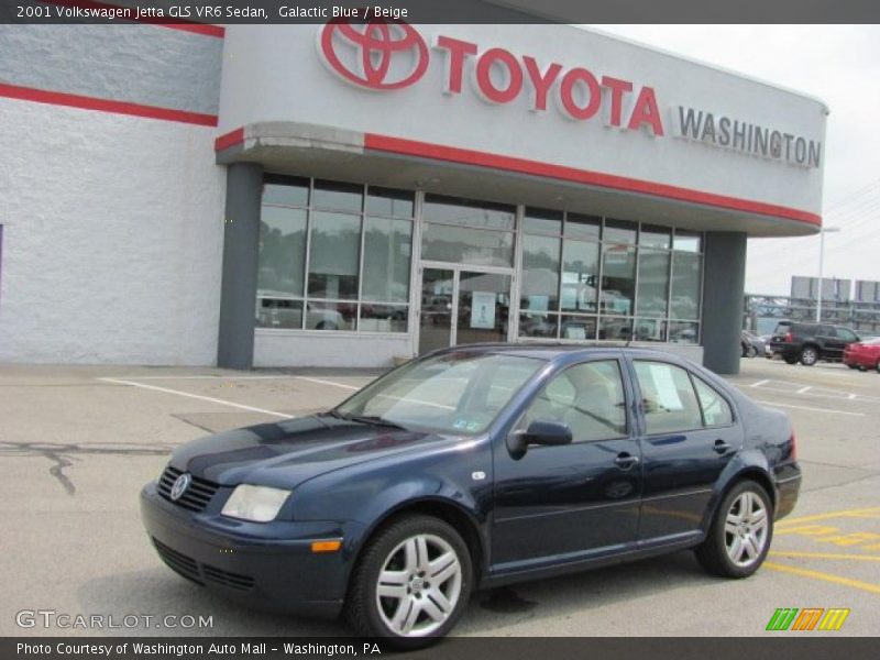 Galactic Blue / Beige 2001 Volkswagen Jetta GLS VR6 Sedan