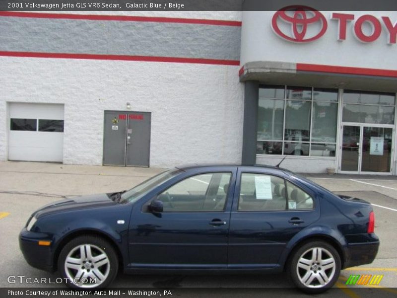 Galactic Blue / Beige 2001 Volkswagen Jetta GLS VR6 Sedan